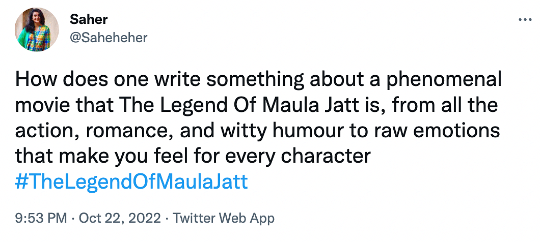 'The Legend of Maula Jatt' has broken records, and is the first Pakistani film to cross the 100-crore mark.