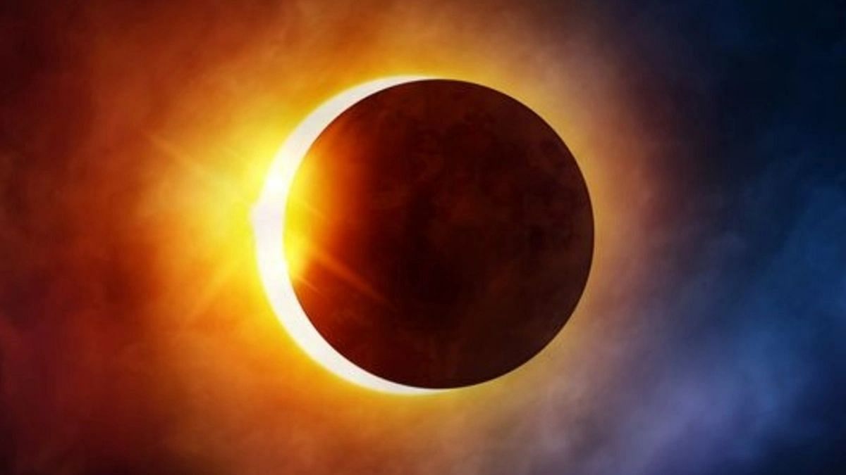 <div class="paragraphs"><p>A solar eclipse occurs when the sun, Moon, and Earth align in a straight line.</p></div>