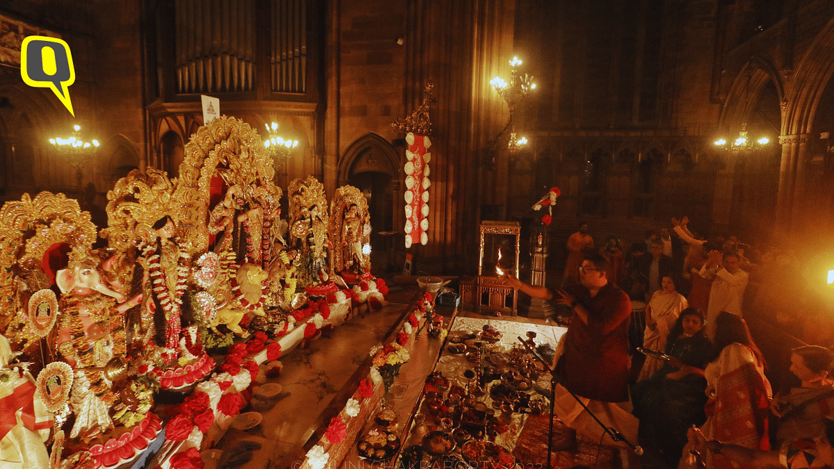 In Photos: Durga Puja in Glasglow's Ancient Church