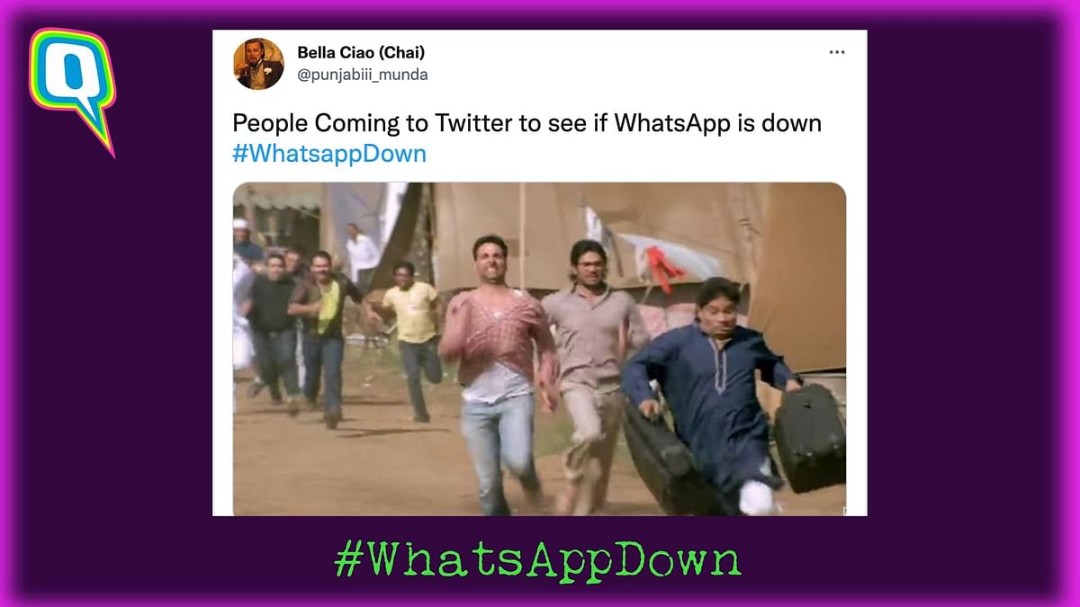 Amid #WhatsAppDown, Netizens Turn to Twitter To Share Memes