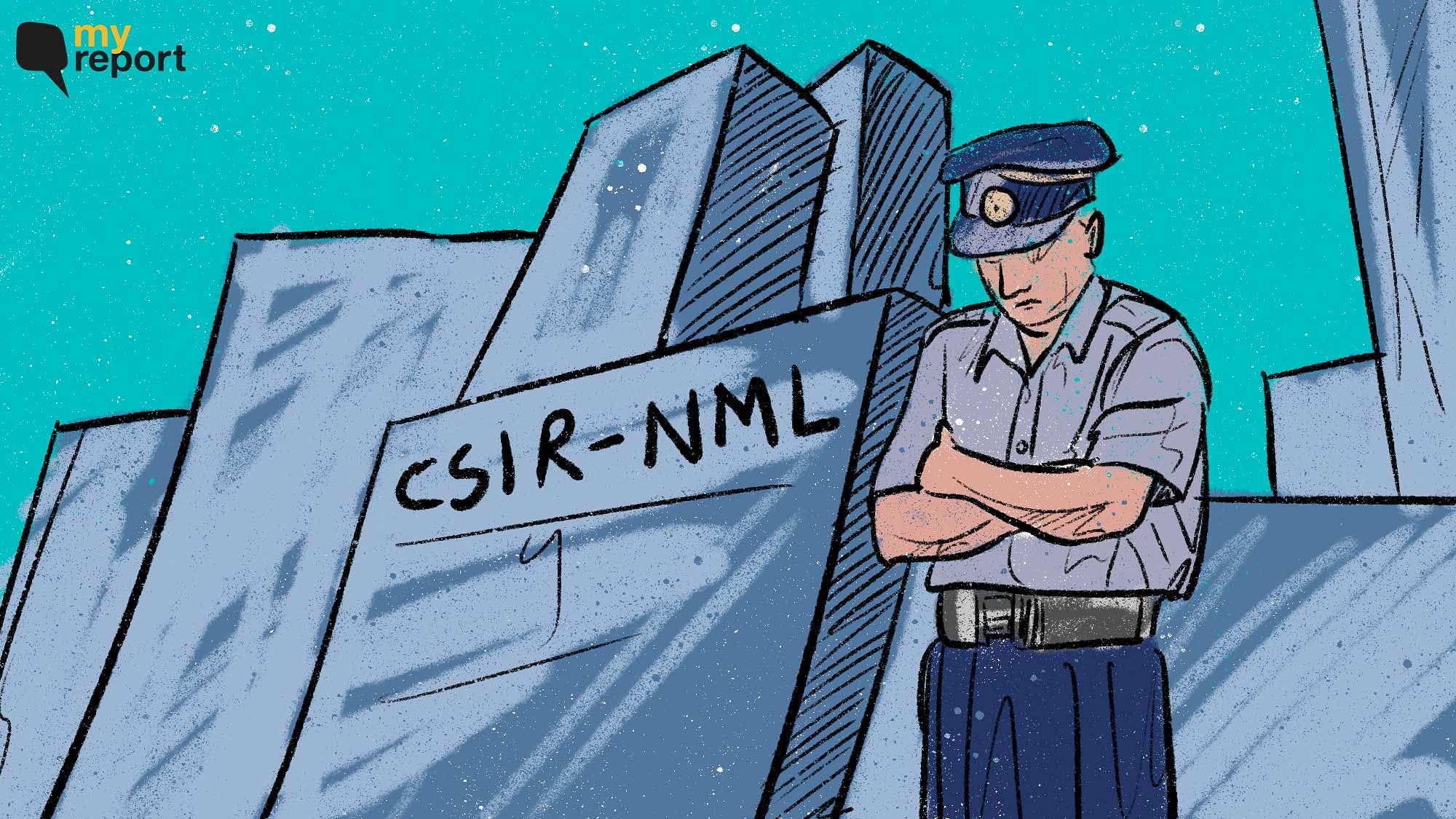 <div class="paragraphs"><p>Security guards working at CSIR-NML, in Jamshedpur, say that they are not being paid properly.</p></div>