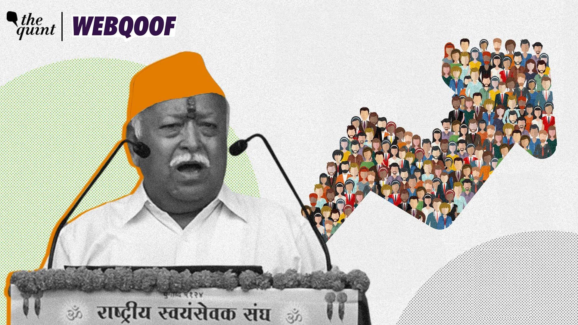 <div class="paragraphs"><p>Mohan Bhagwat's statement on population imbalance caused by religion in India doesn't have empirical evidence.</p></div>