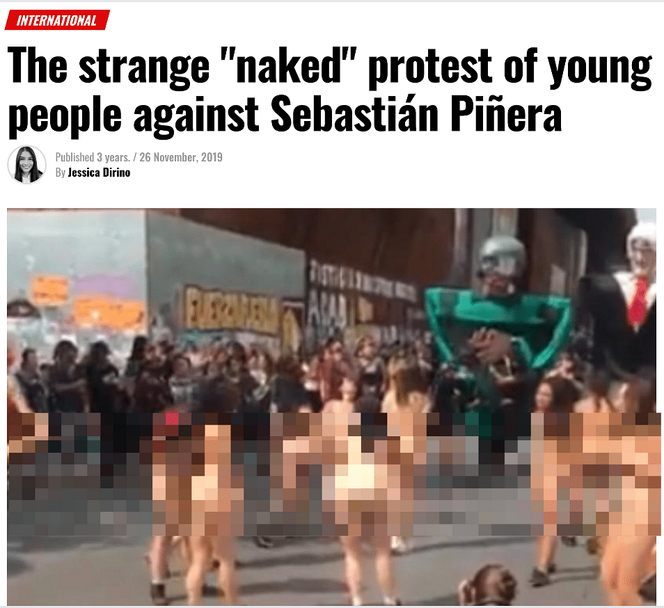 Fact-Check: Old Video From Chile Linked to Anti-Hijab Protests in Iran