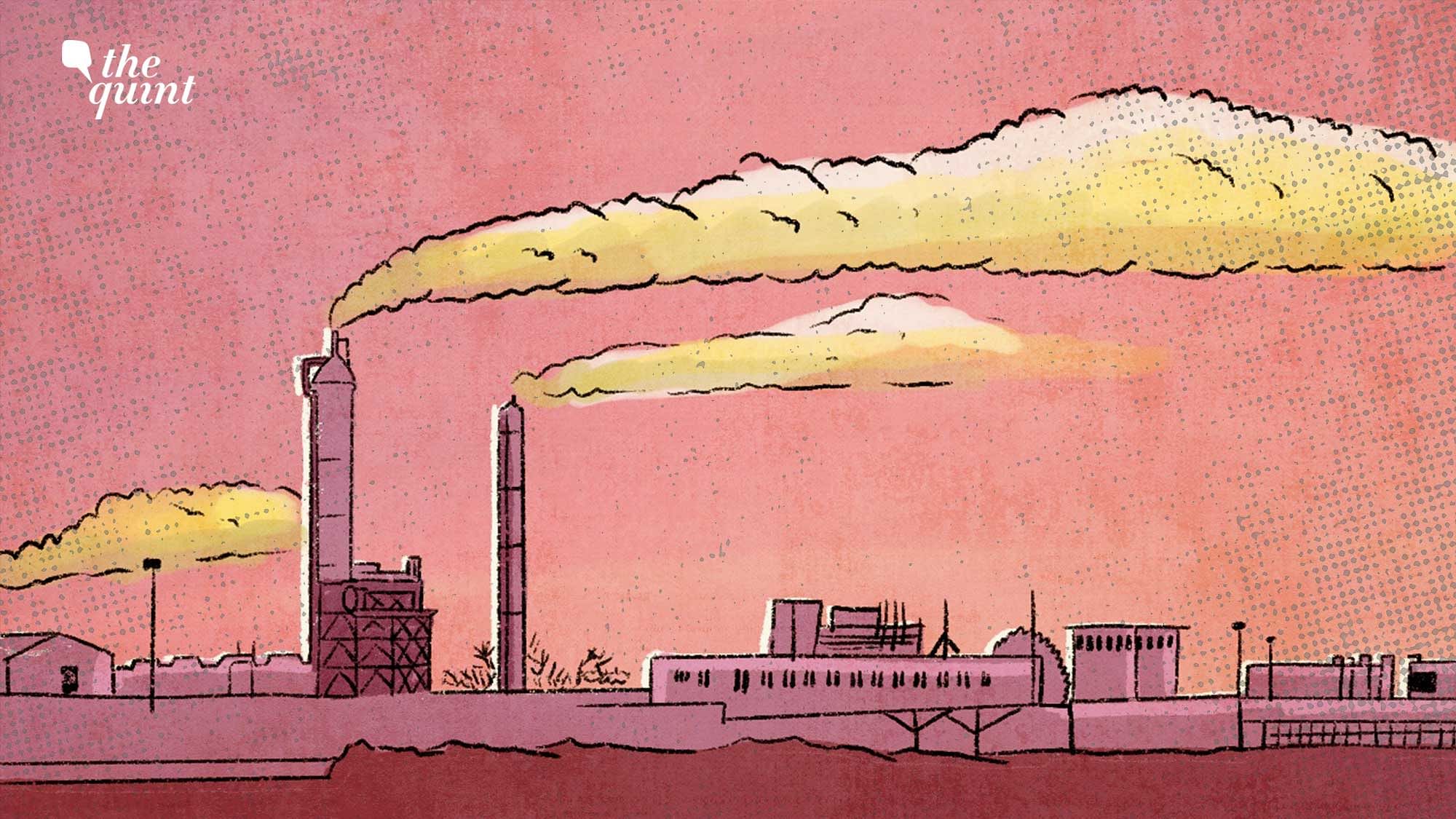 Air Pollution Ka Drawing Factory Pollution Sketch Vector - Mondo Inquinato,  HD Png Download , Transparent Png Image - PNGitem