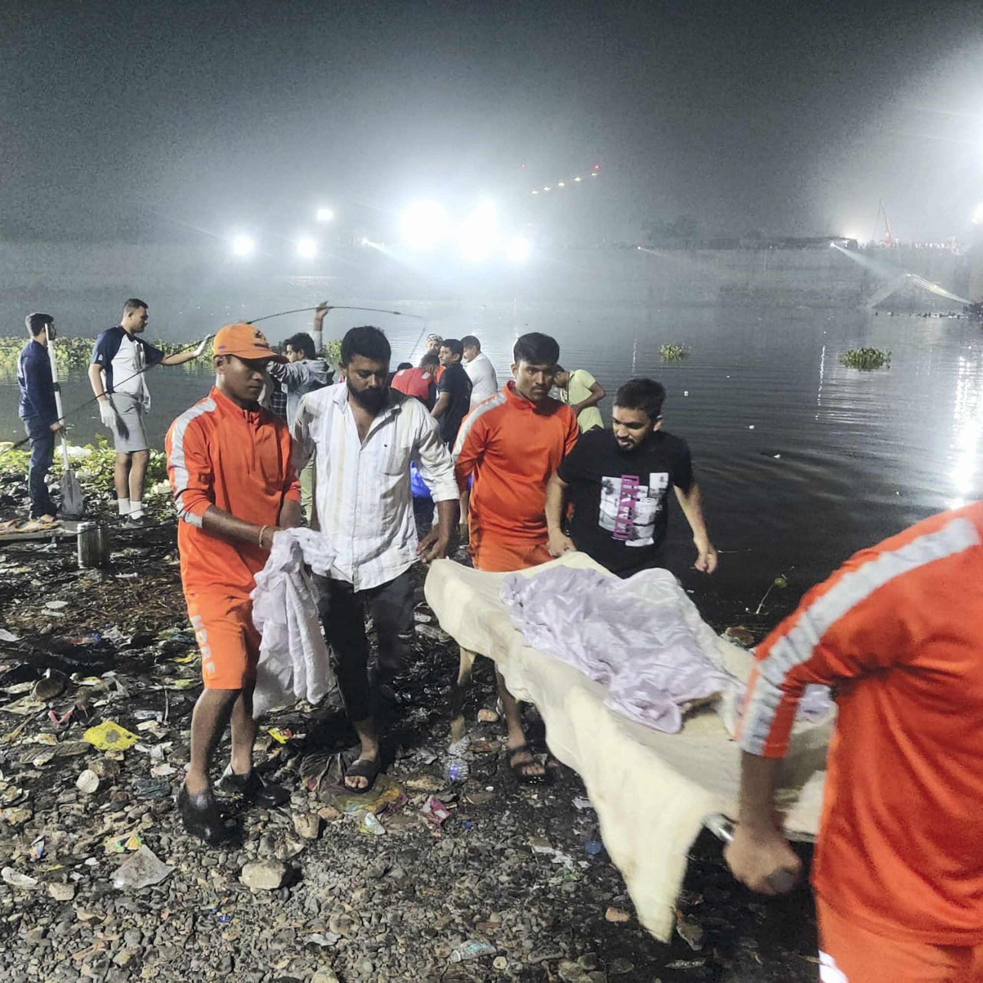 Gujarat Morbi Bridge Collapse Live Updates, Cable Bridge Accident Latest News: 141 Dead, Nine Officials of Oreva Group Arrested