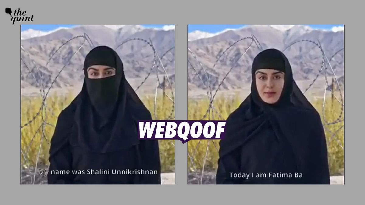 Teaser of 'The Kerala Story' Shared as 'Woman Narrating Story of Joining ISIS'