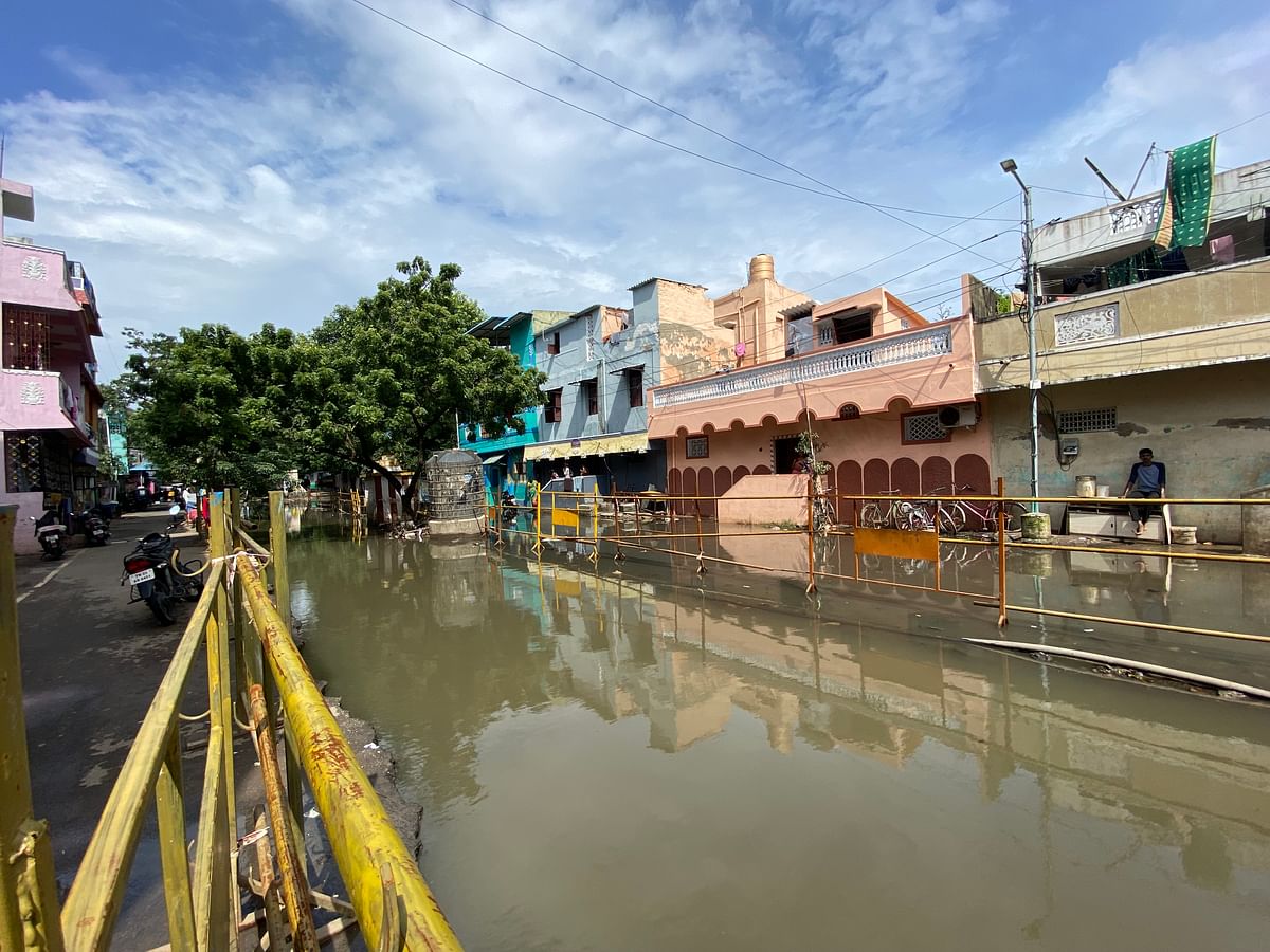 The Chennai Corporation completed the drain work in the core city before the onset of the north east monsoon.