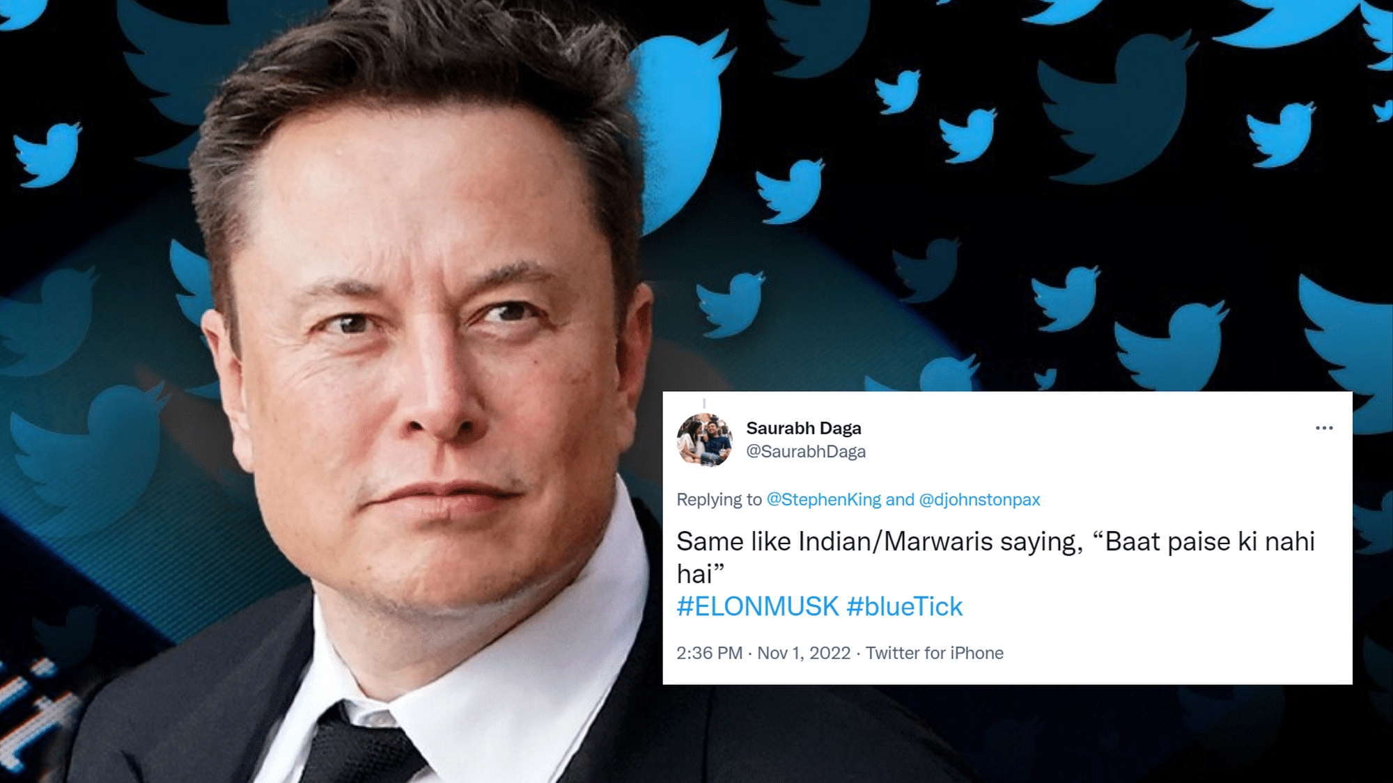 <div class="paragraphs"><p>Netizens React To Elon Musk Charging $20/Month For Blue Ticks On Twitter</p></div>