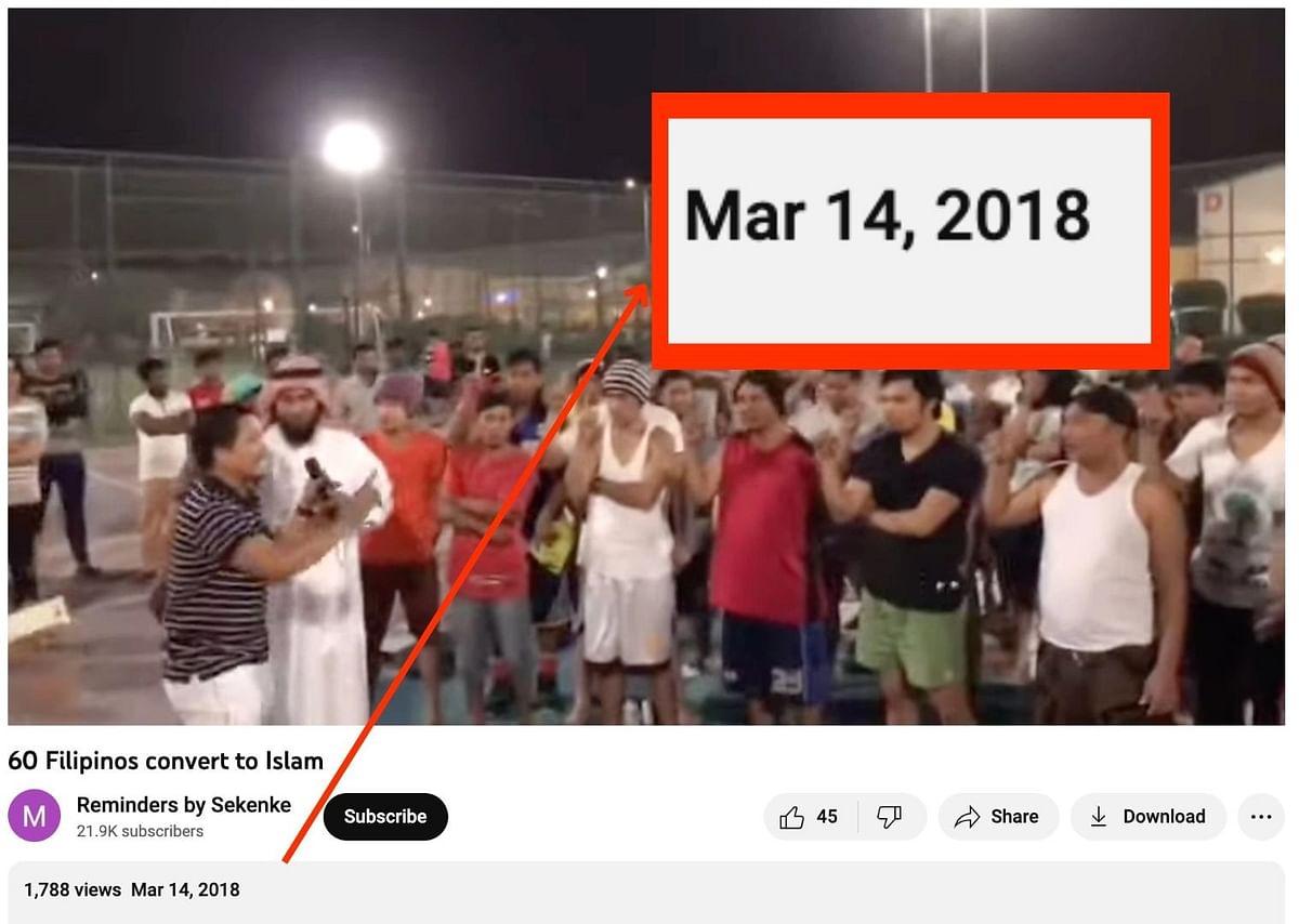 The video has been on the internet since at least 2018, and is not related to the ongoing 2022 FIFA World Cup.