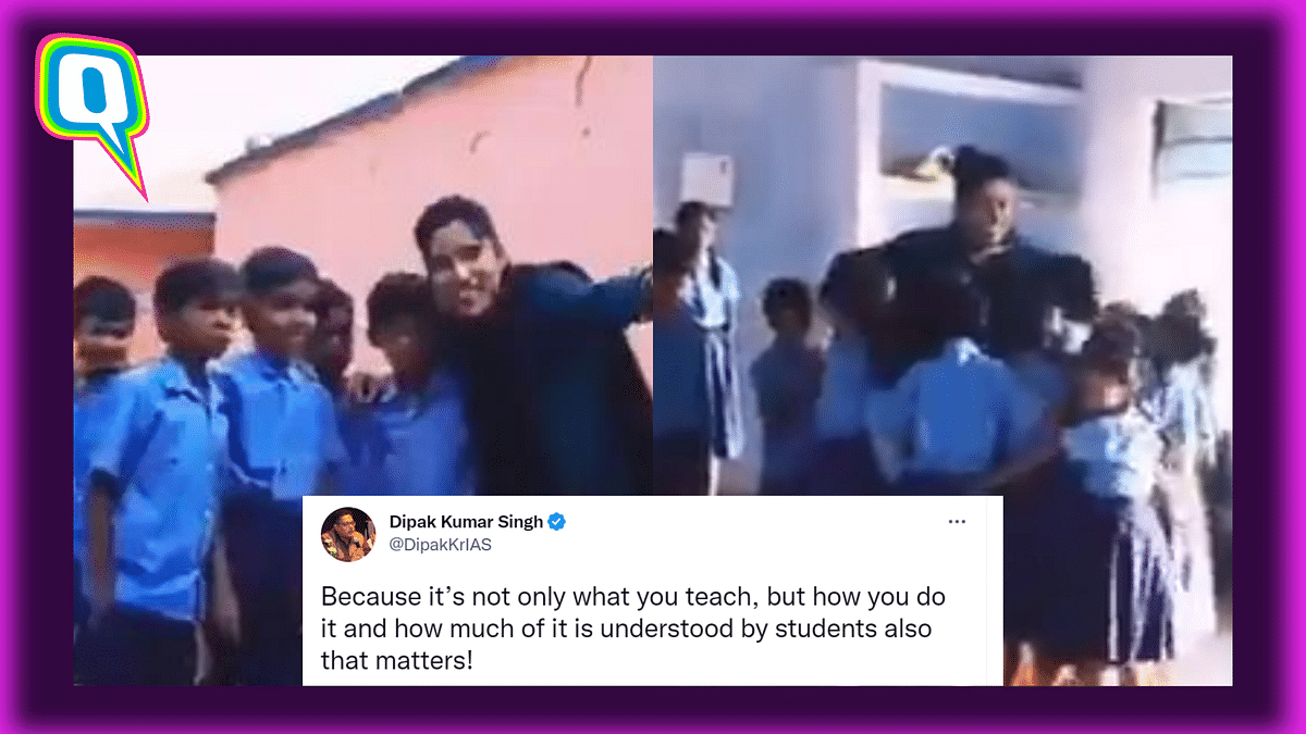 Viral Clip Of Bihar Teacher Interacting With Students Wins Hearts Online