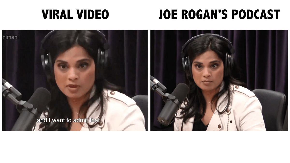 Elon Musk and Vijaya Gadde have not appeared together on Joe Rogan's podcasts and both the videos are old.