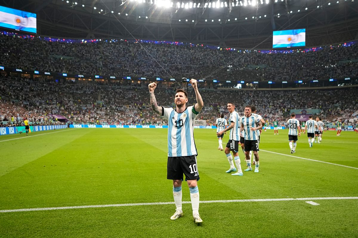 2022 FIFA World Cup: Messi scored the opener for Argentina as the team beat Mexico 2-0.