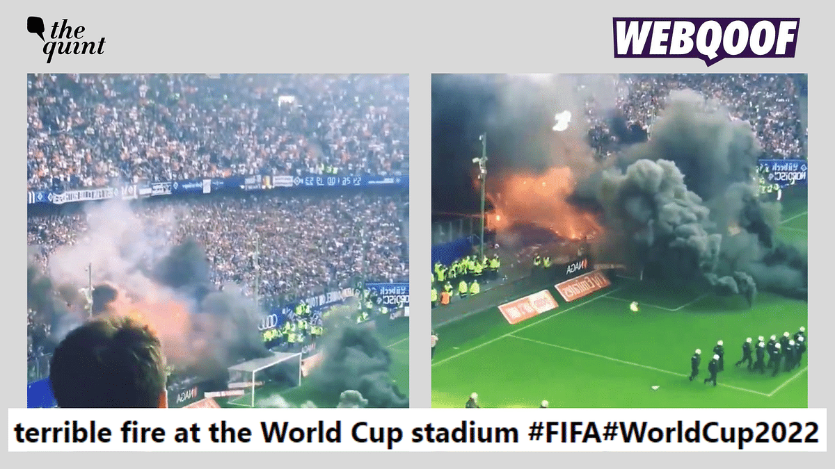 2018 Video of Rioting at Germany Stadium Passed Off as Fire at FIFA World Cup