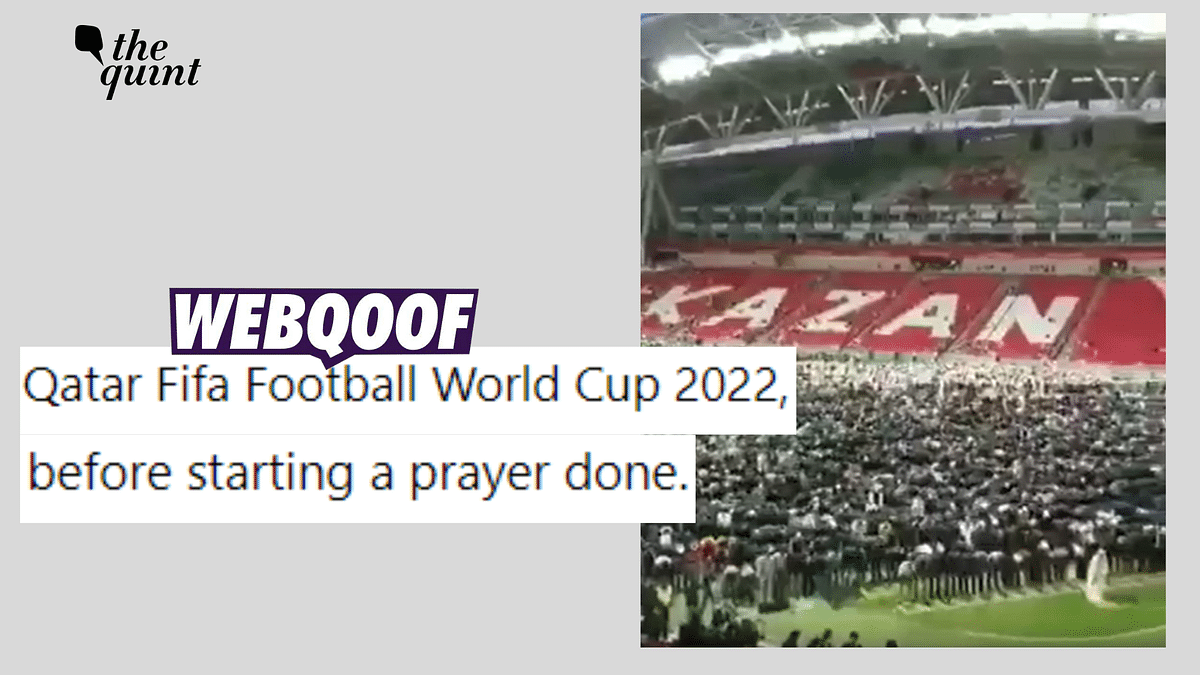 Old Video From Russia Shared as People Reading Namaz During FIFA in Qatar