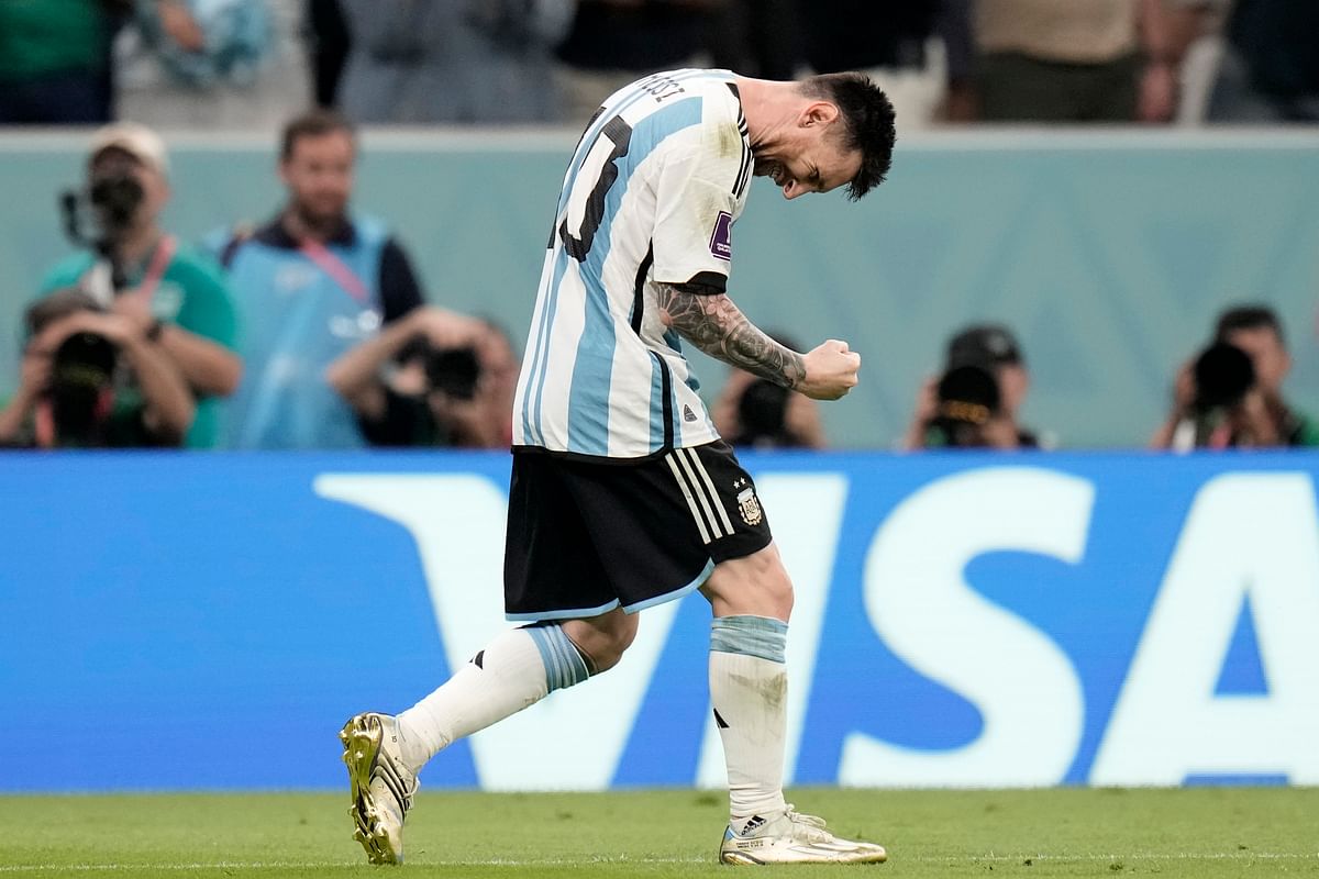 2022 FIFA World Cup: Messi scored the opener for Argentina as the team beat Mexico 2-0.