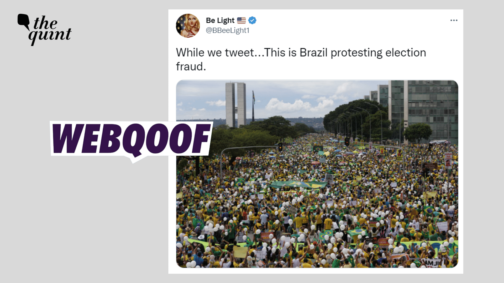 <div class="paragraphs"><p>Fact-Check | An old image from a 2016 protest was shared as a recent protest in Brazil.</p></div>