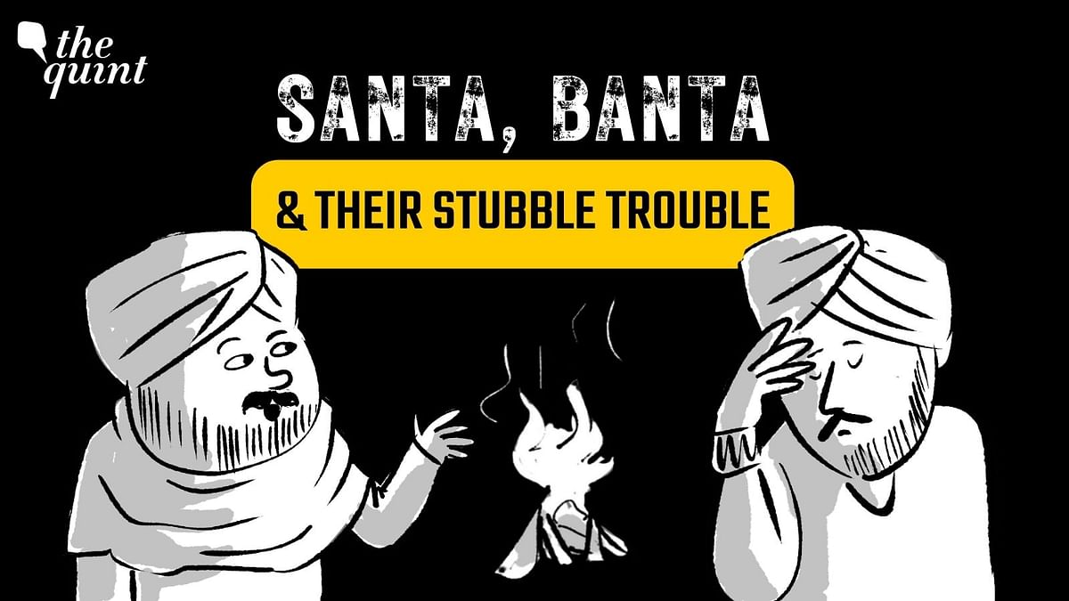 Comic | Stubble Burning & Pollution: Santa, Banta From Punjab Ask, Why Blame Us?