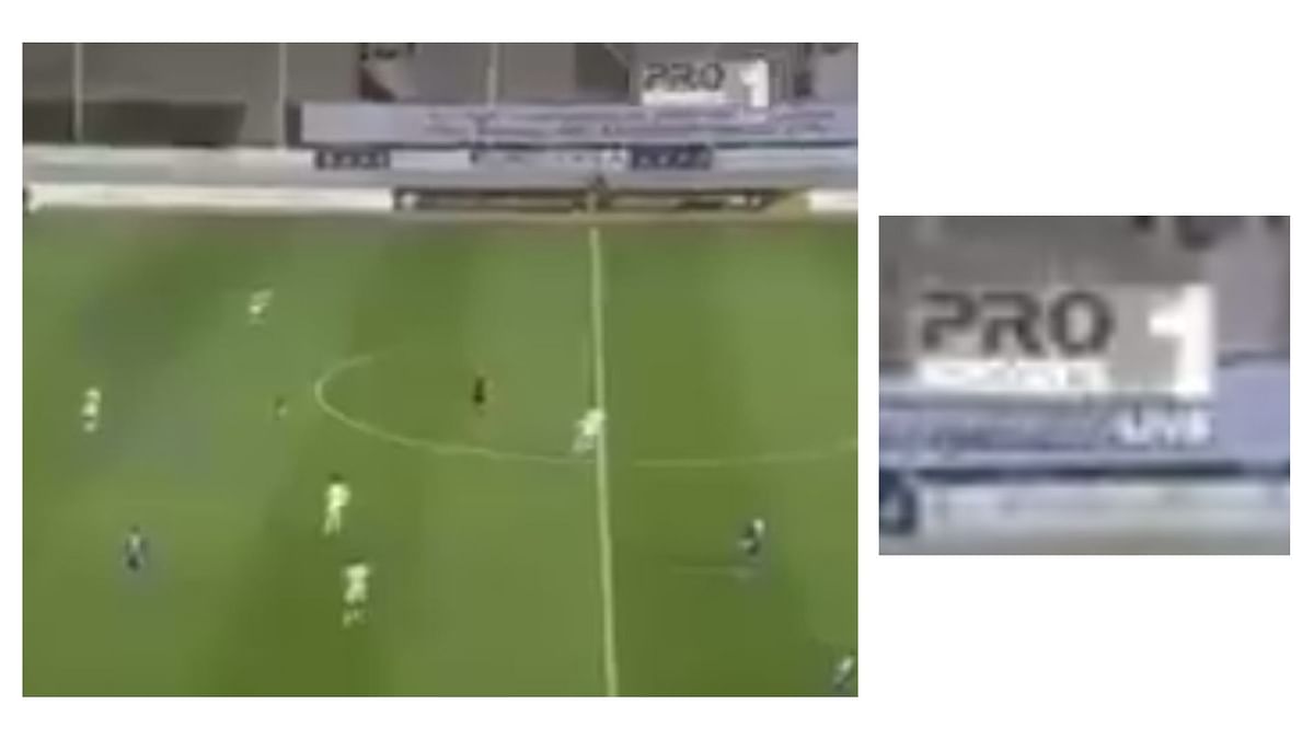 The video is from 2018 and shows a referee stopping a match between Al-Fayhaa and Al-Fateh in Saudi Arabia.