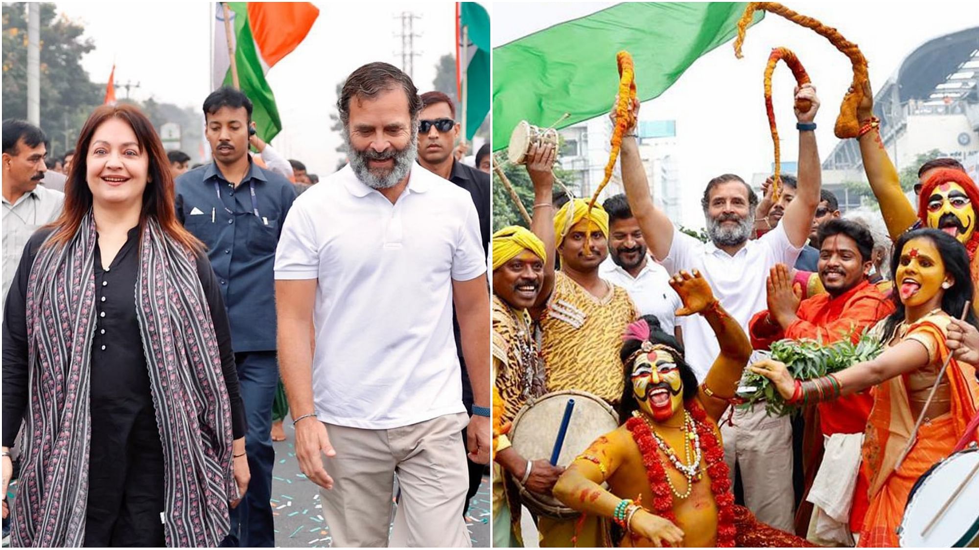 <div class="paragraphs"><p>Actor Pooja Bhatt joins Rahul Gandhi in Bharat Jodo Yatra.</p></div>