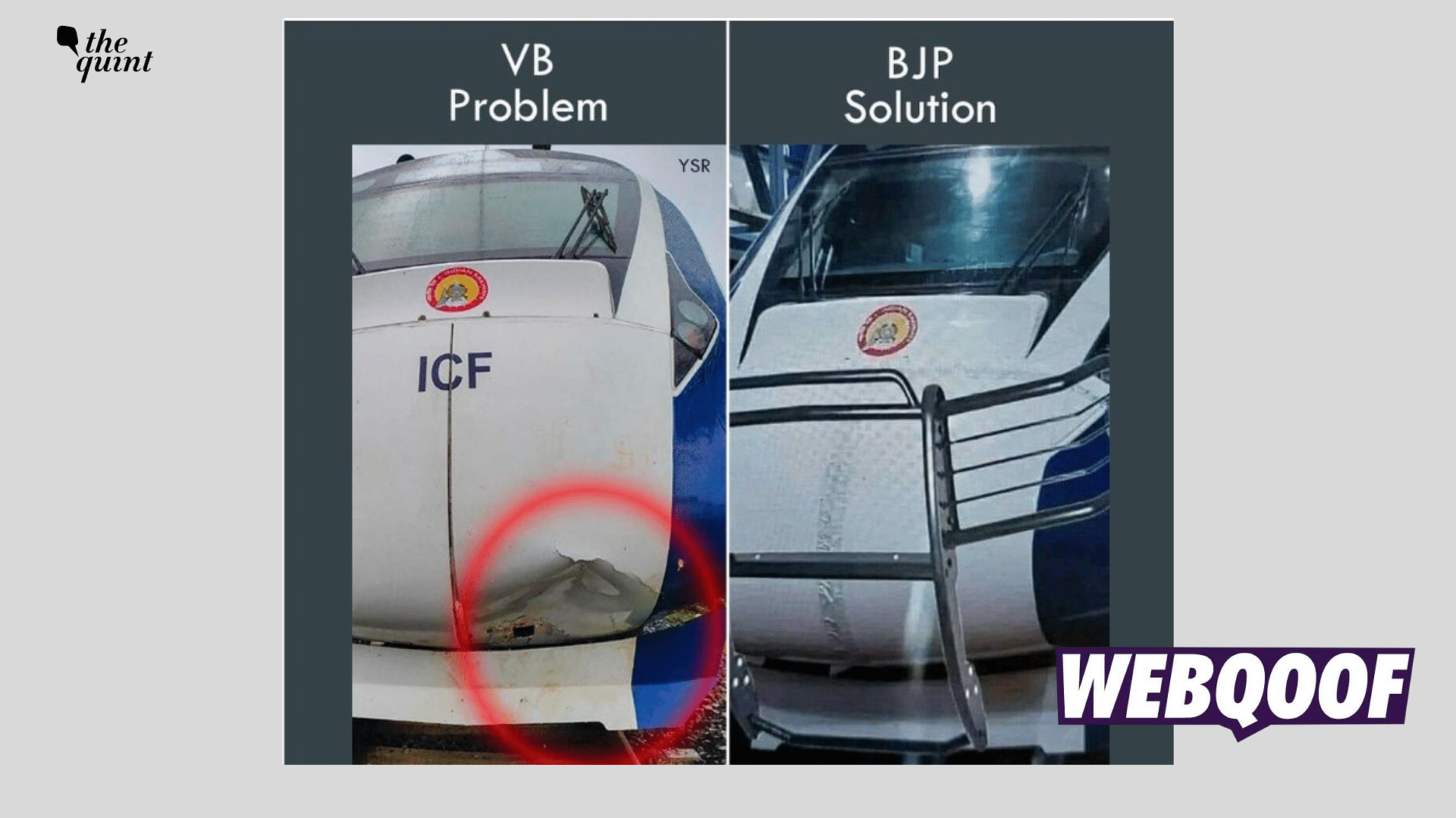 <div class="paragraphs"><p>Fact-check: The photo was photoshopped to add the guard on Vande Bharat Express. </p></div>