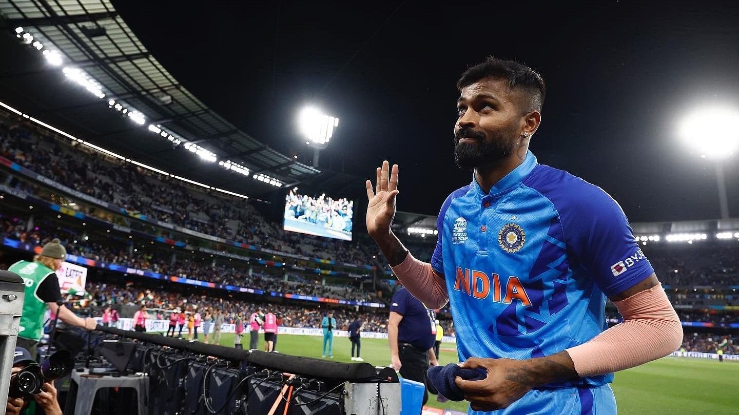 <div class="paragraphs"><p>T20 World Cup 2022: Hardik Pandya's heroics went in vain as India crashed out of the semi-finals.</p></div>