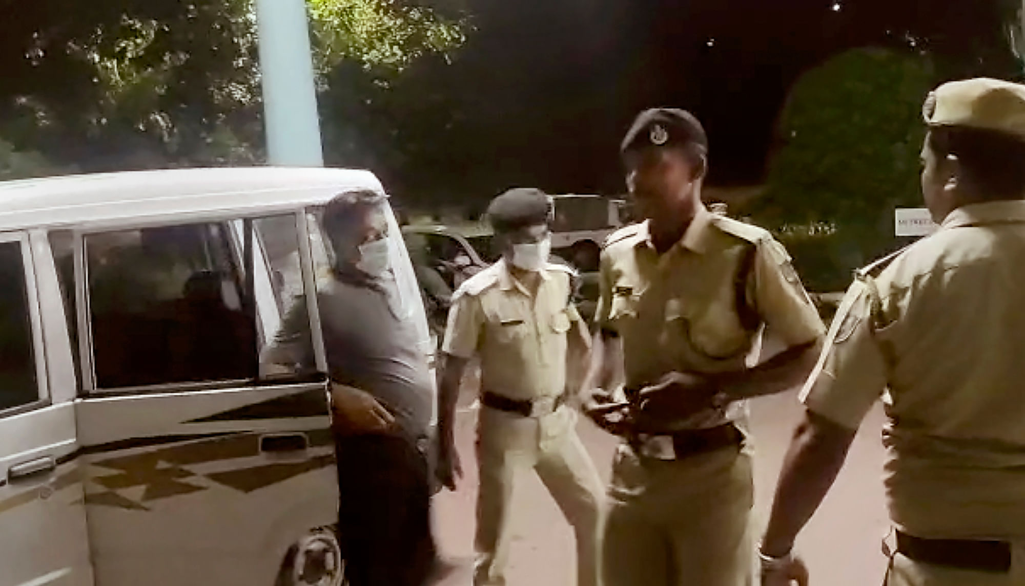 <div class="paragraphs"><p>Former Andaman and Nicobar chief secretary Jitendra Narain being brought at a hospital for a medical checkup following his arrest in connection with an alleged gang rape case, in Port Blair,</p></div>