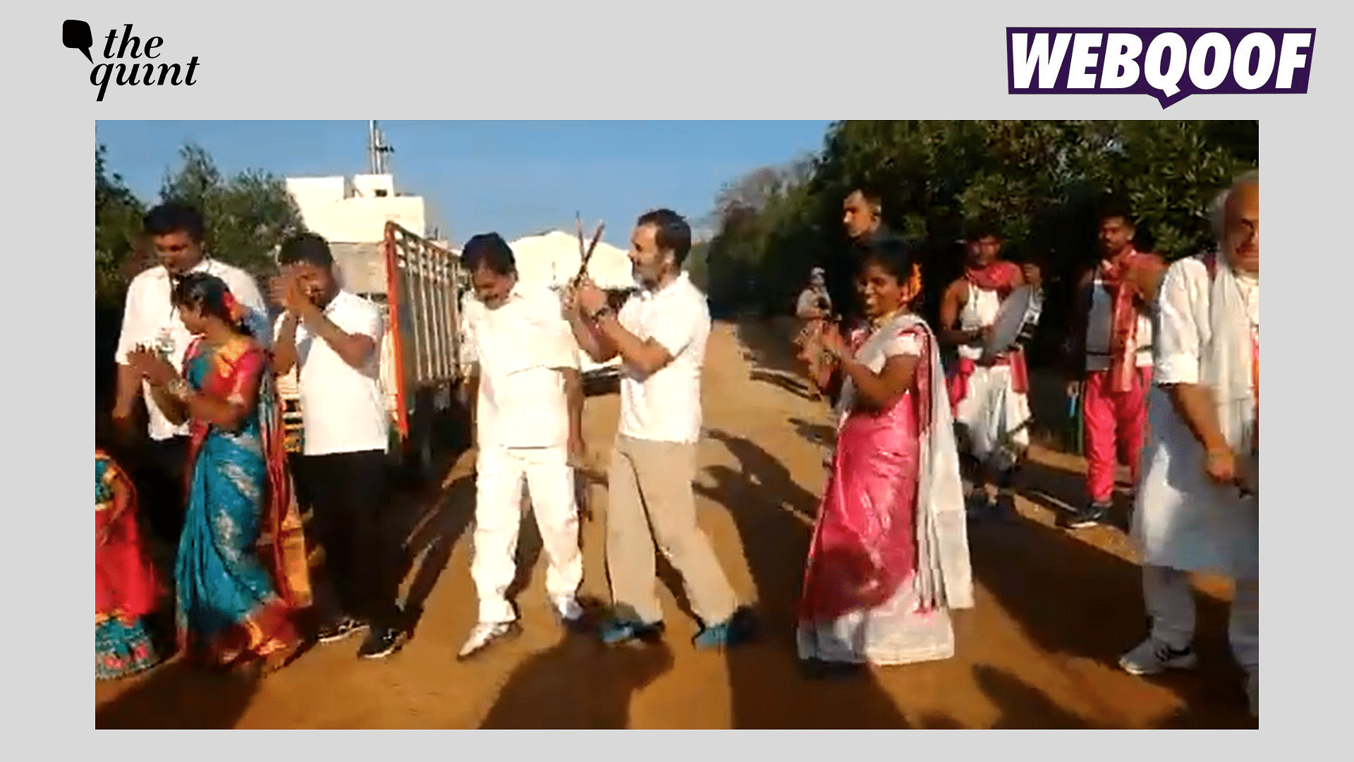 <div class="paragraphs"><p>Fact-check|Rahul Gandhi danced with the locals and Congress leaders in Telangana before the Morbi Bridge collapsed.&nbsp;</p></div>