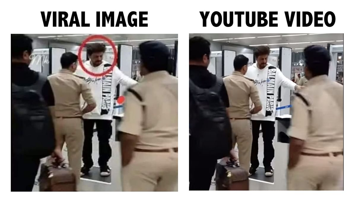 The picture dates back to 2019, which predates the reported incident of Shah Rukh Khan with the Customs department. 
