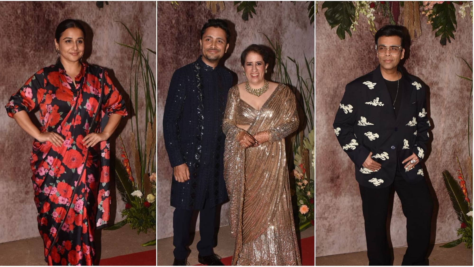 <div class="paragraphs"><p>Vidya Balan and Karan Johar attended Gunnet Monga and Sunny Kapoor's pre-wedding bash.</p></div>