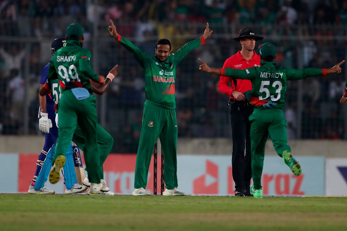 Bangladesh beat India by 5 runs to win the ODI series 2-0.