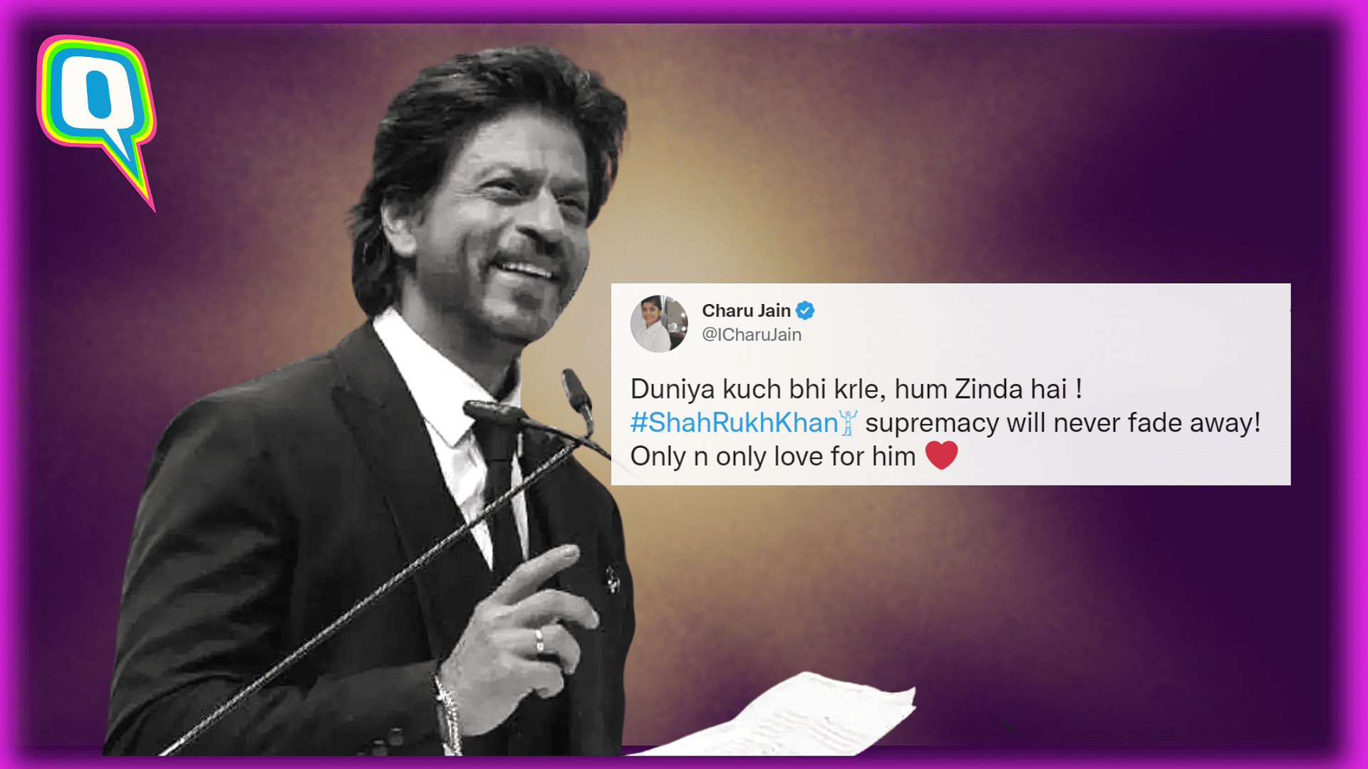 <div class="paragraphs"><p>'SRK Supremacy' Trends On Twitter After Shah Rukh Khan's Rousing Speech At KIFF</p></div>