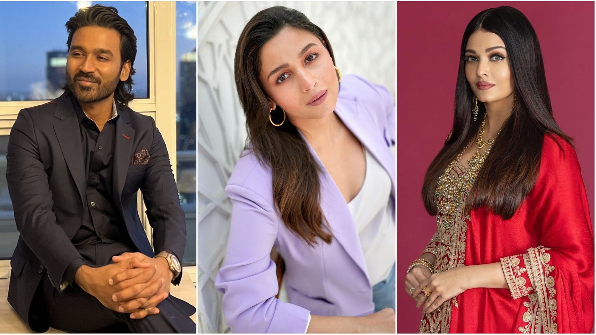 <div class="paragraphs"><p>Dhanush, Alia Bhatt and&nbsp;Aishwarya Rai among IMDb's Most Popular Indian Stars of 2022.</p></div>