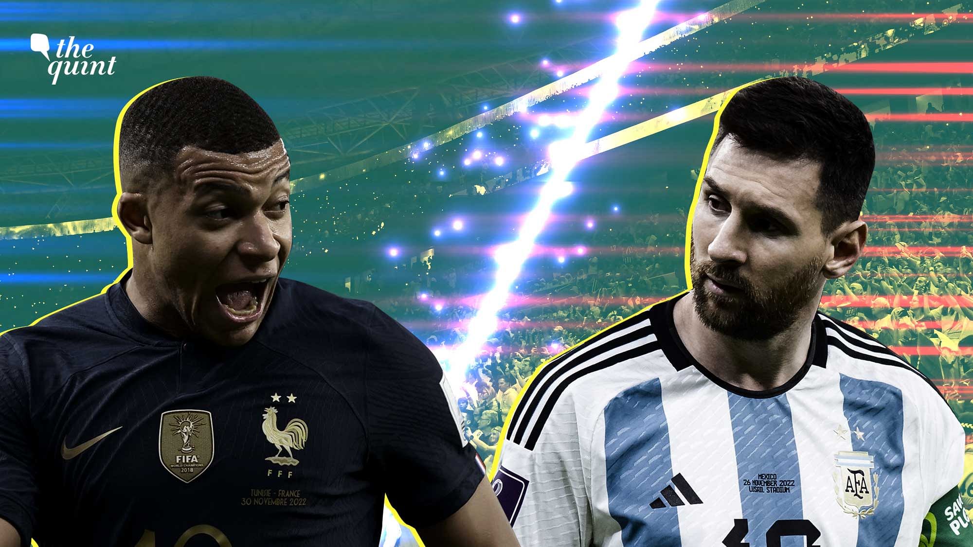 FIFA World Cup 2022 Lionel Messi vs Kylian Mbappe