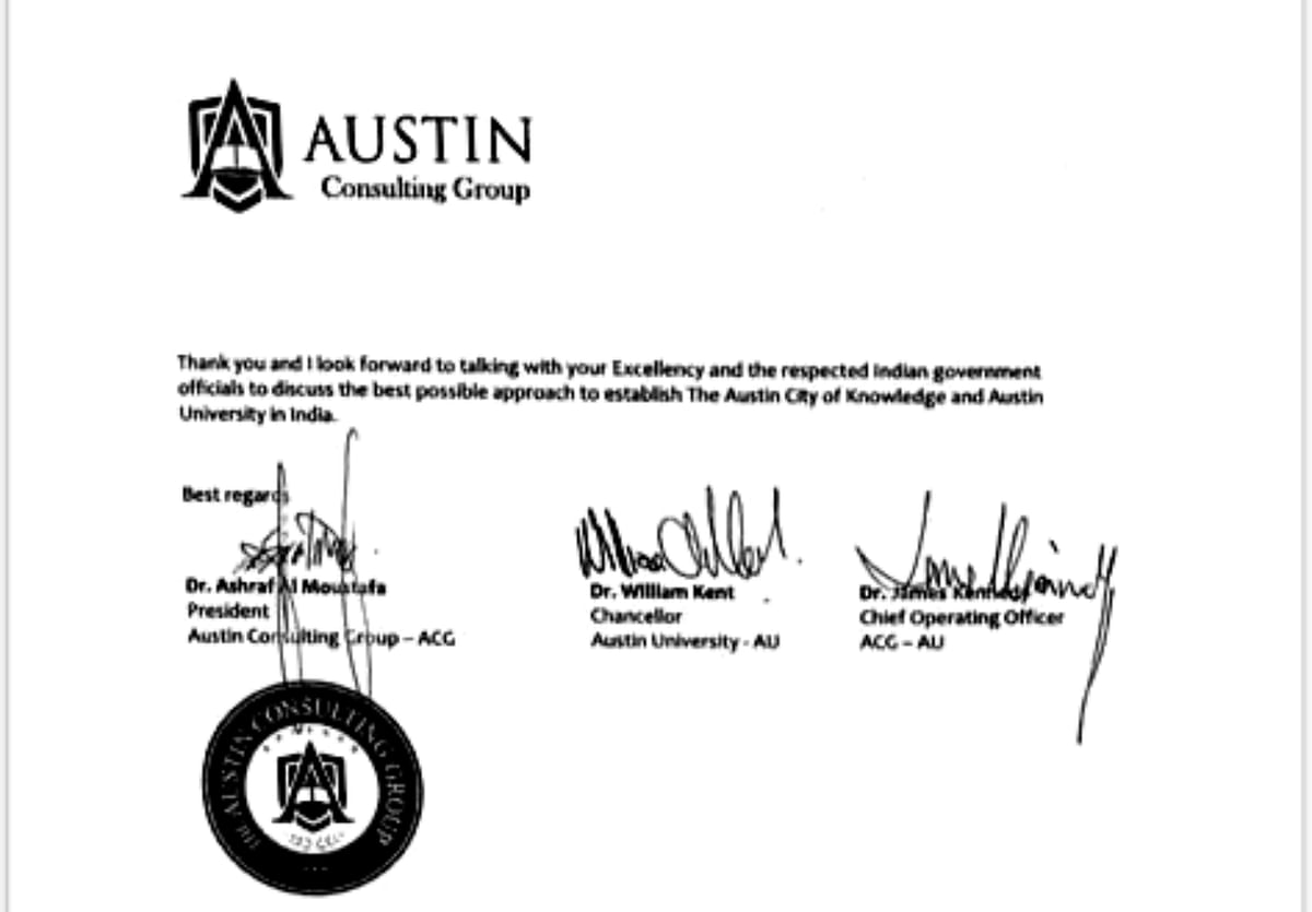 While Austin University's approval has been revoked, not a lot is known about Austin Consulting Group.
