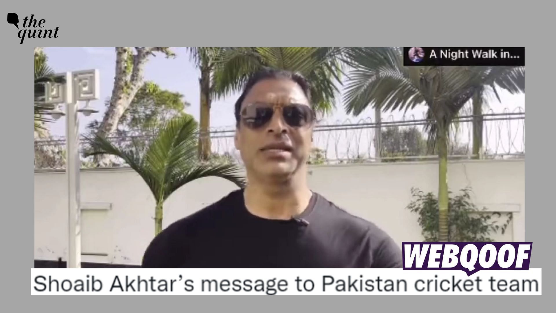 <div class="paragraphs"><p>Fact-Check | The video is old and does not show former cricketer Shoaib Akhtar criticising the Pakistan team after losing the test series against England.&nbsp;</p></div>