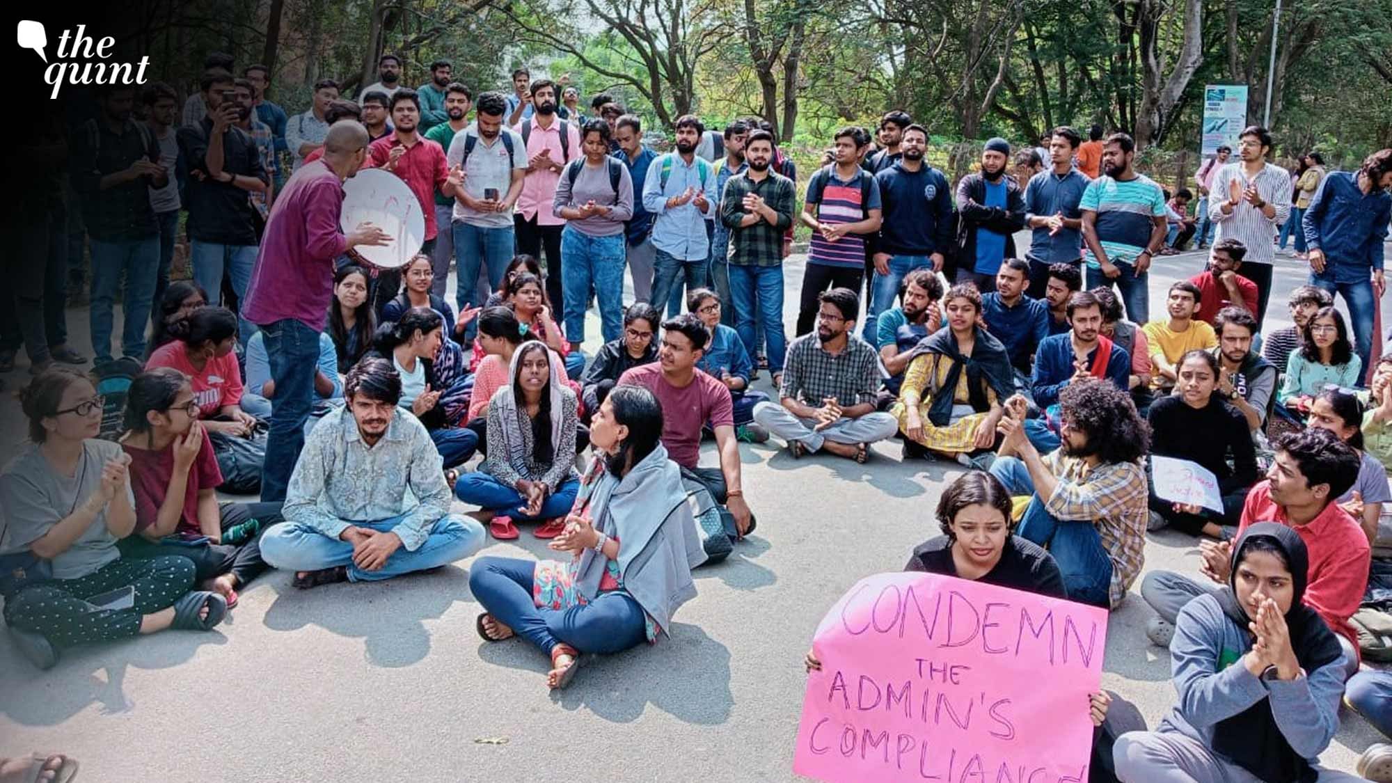 <div class="paragraphs"><p>The accused,  Professor Ravi Ranjan, was arrested by the Gachibowli Police and suspended from the University of Hyderabad on 3 December, after hours of protest by  students.</p></div>