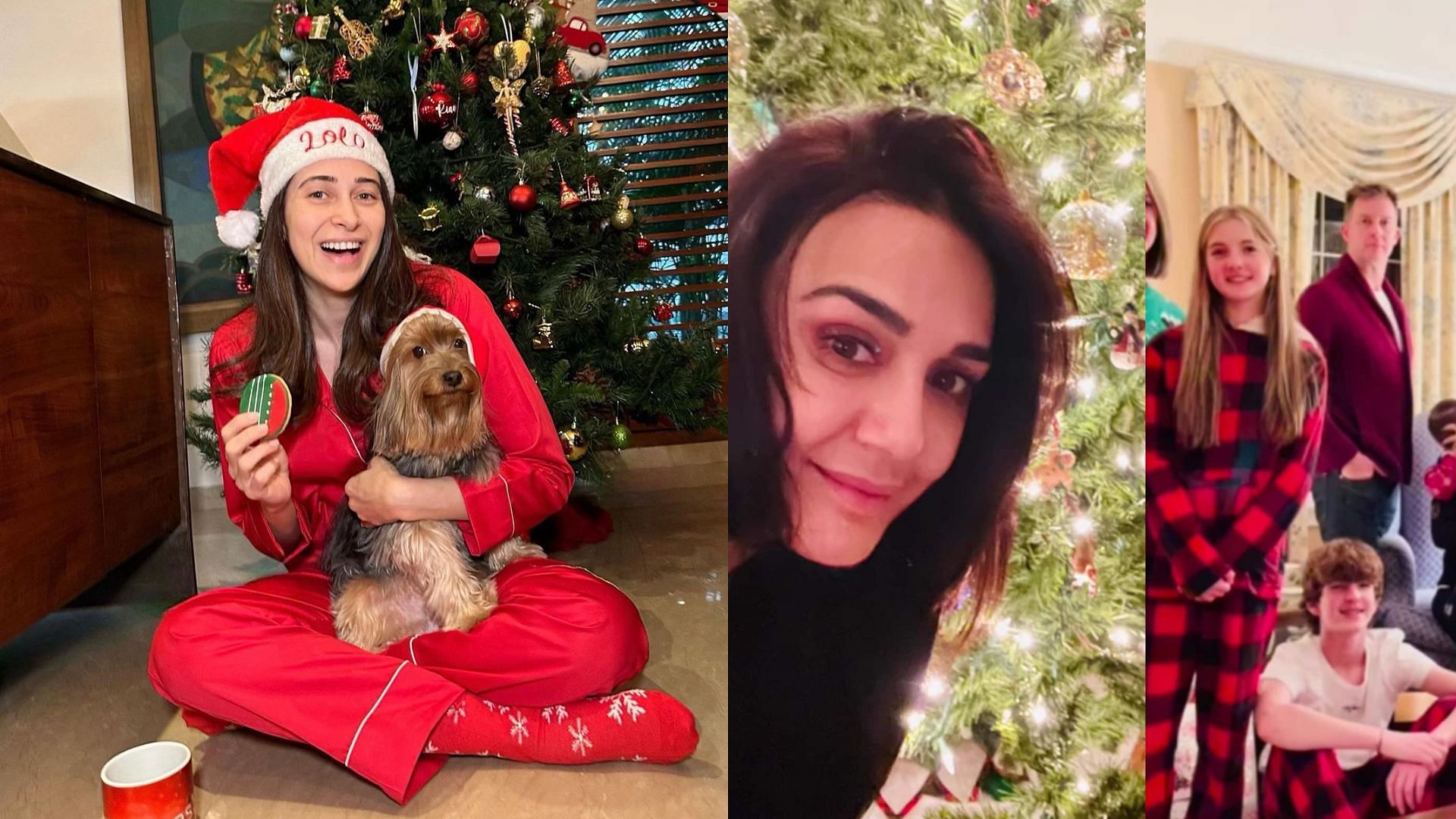 <div class="paragraphs"><p>Karisma Kapoor, Preity Zinta and other celebs celebrate Christmas.</p></div>