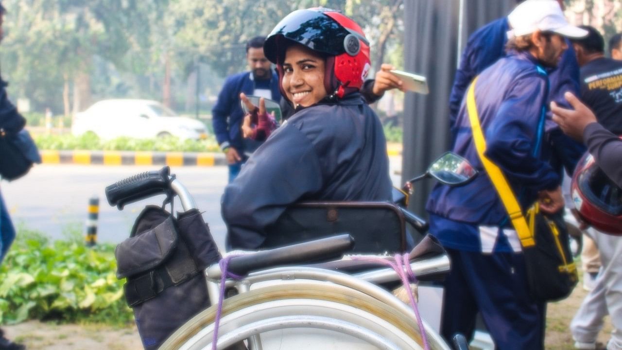 <div class="paragraphs"><p>Members of Eagle Specially Abled Riders group  embarked on a 12-day-long journey from Delhi to Rajasthan to mark World Disability Day&nbsp;on 3 December.</p></div>