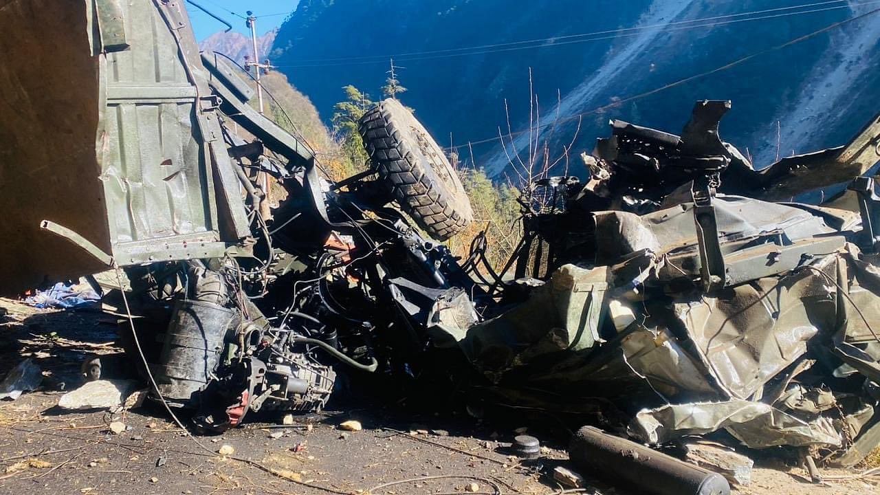 <div class="paragraphs"><p>The army said in its statement, "In a tragic road accident, involving an Army truck on 23 December at Zema in North Sikkim, 16 bravehearts of the Indian Army have lost their lives."</p></div>