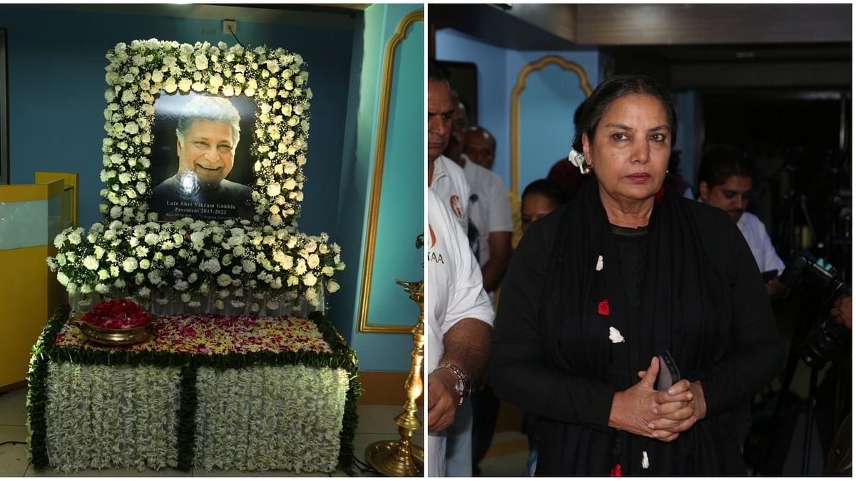 In Photos: Shabana Azmi and Other Celebs Attend Vikram Gokhale's Prayer Meet
