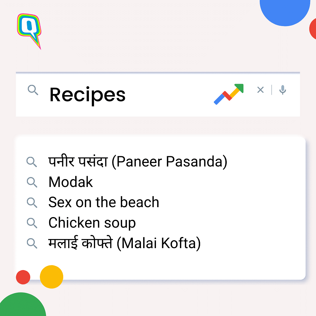 'Paneer Pasanda' became the top searched recipes globally!