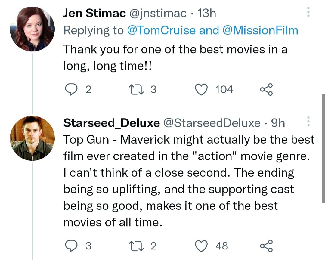 Tom Cruise posted the video on Twitter, sharing a message for his fans before performing the stunt.