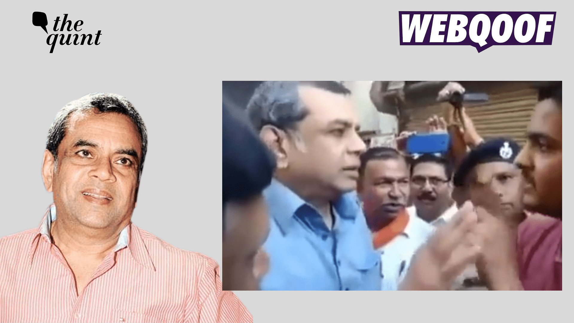 <div class="paragraphs"><p>Fact-check: This is an old video of Paresh Rawal apologising.</p></div>