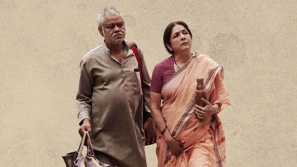 <div class="paragraphs"><p>Sanjay Mishra and Neena Gupta in the poster for<em> Vadh.</em></p></div>