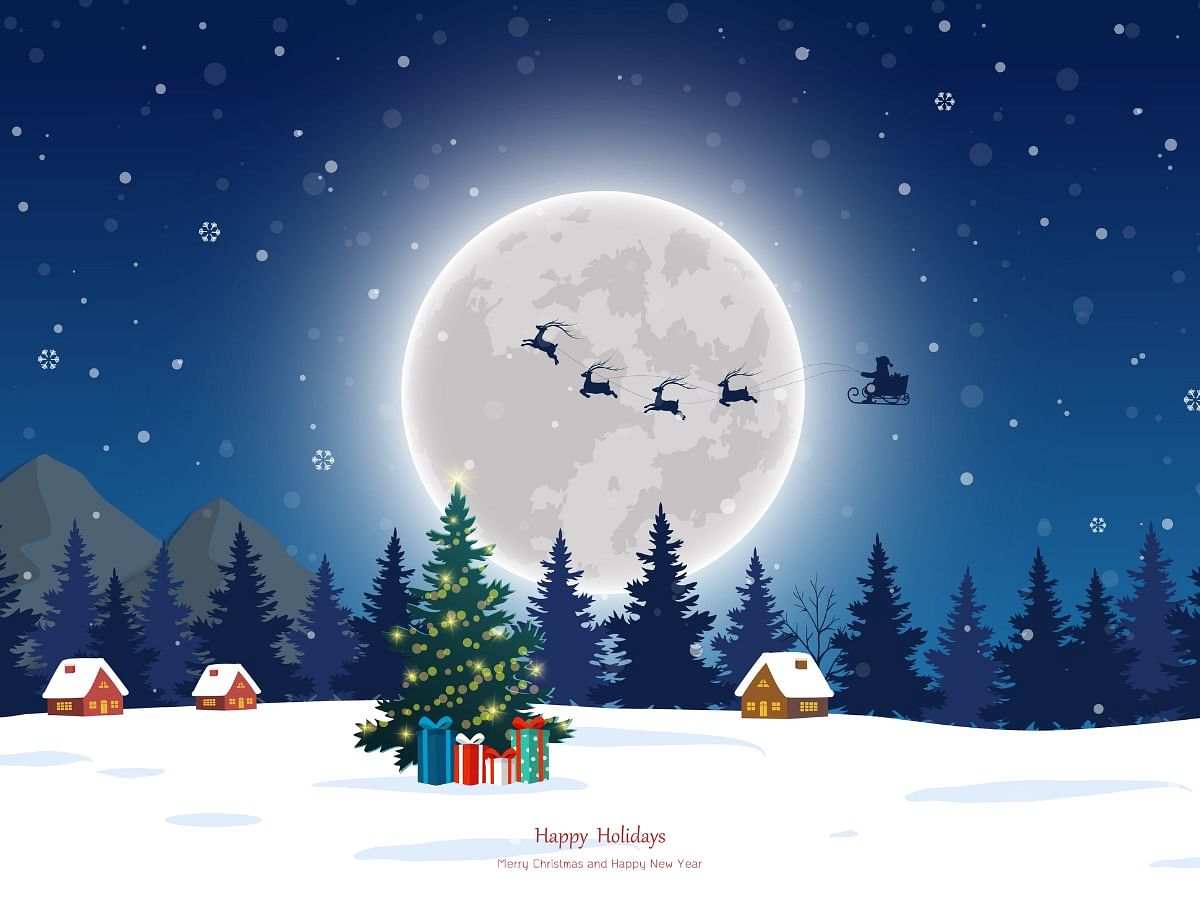 animated merry christmas and happy new year