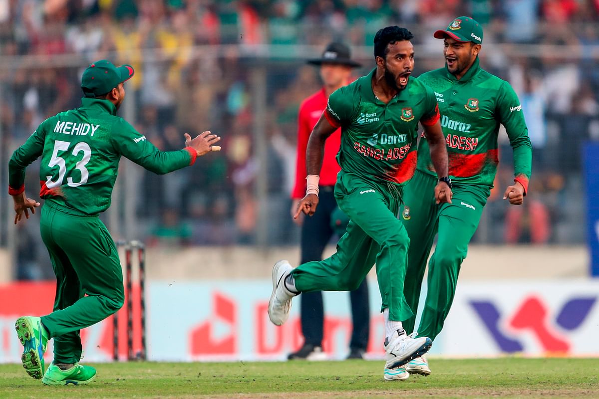Bangladesh beat India by 5 runs to win the ODI series 2-0.