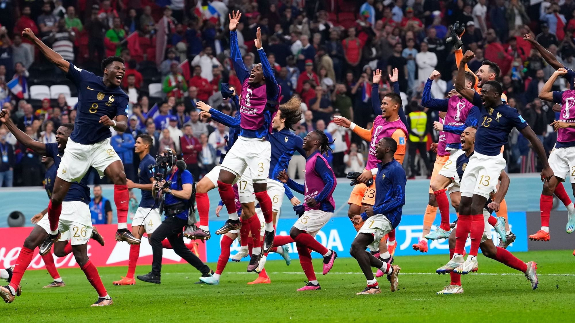 <div class="paragraphs"><p>France reached their second consecutive World Cup Final, aiming for their third title.</p></div>