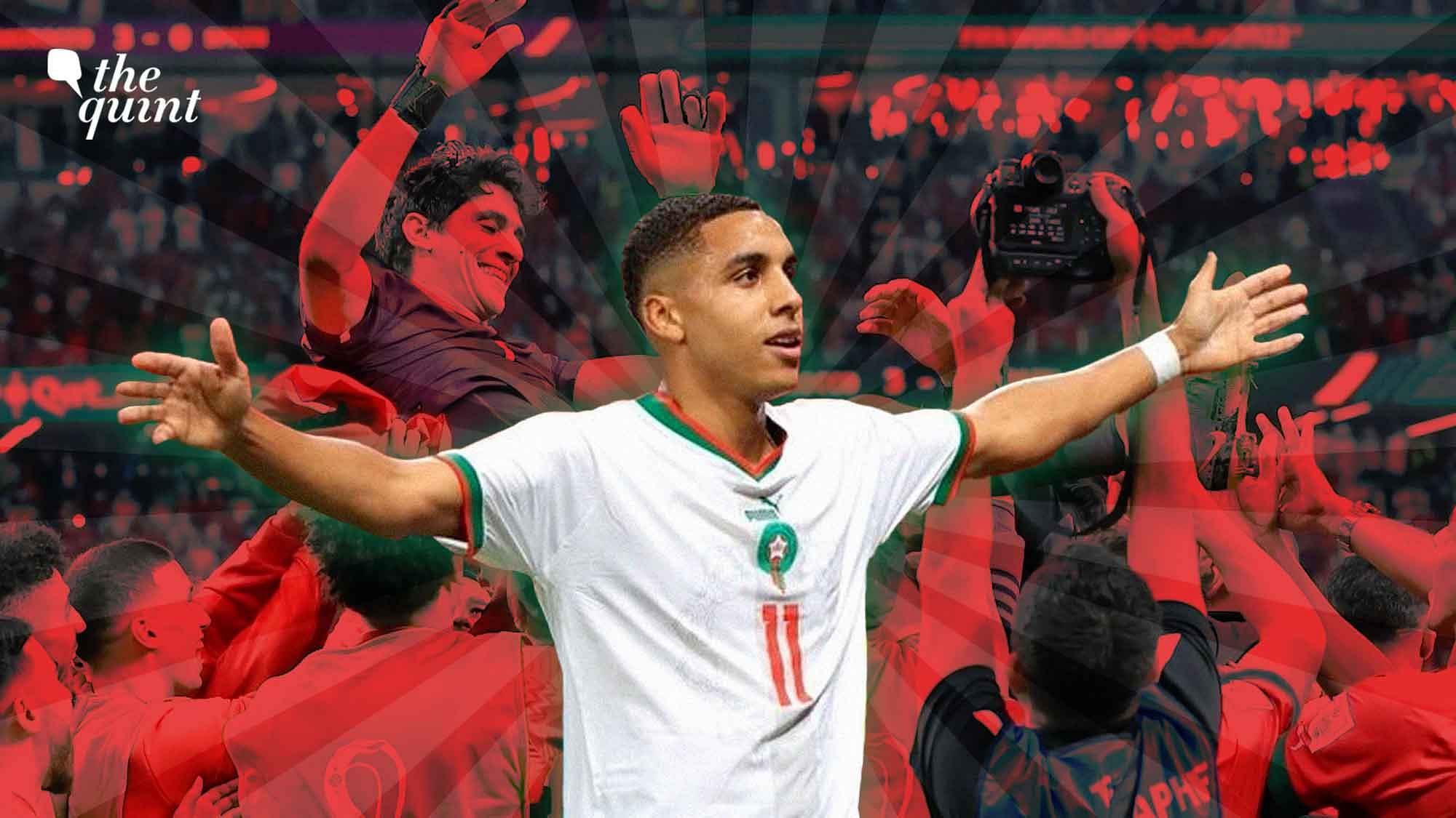 <div class="paragraphs"><p>Morocco qualified for the FIFA World Cup 2022 semi-finals by beating Portugal.</p></div>