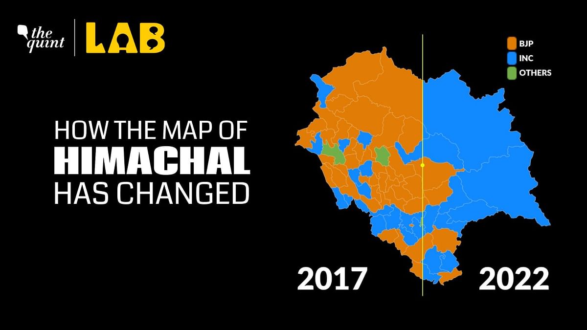 Himachal Flip-Flops Again: Here’s How Map of HP Has Changed From 2017 to 2022