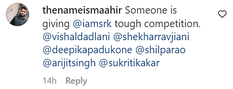 Speaking about the woman's performance, an Instagram user wrote, "Someone is giving SRK tough competition."